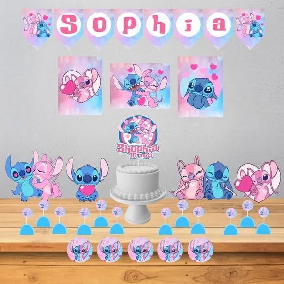 Kit Festa Stitch - Decoração Completa