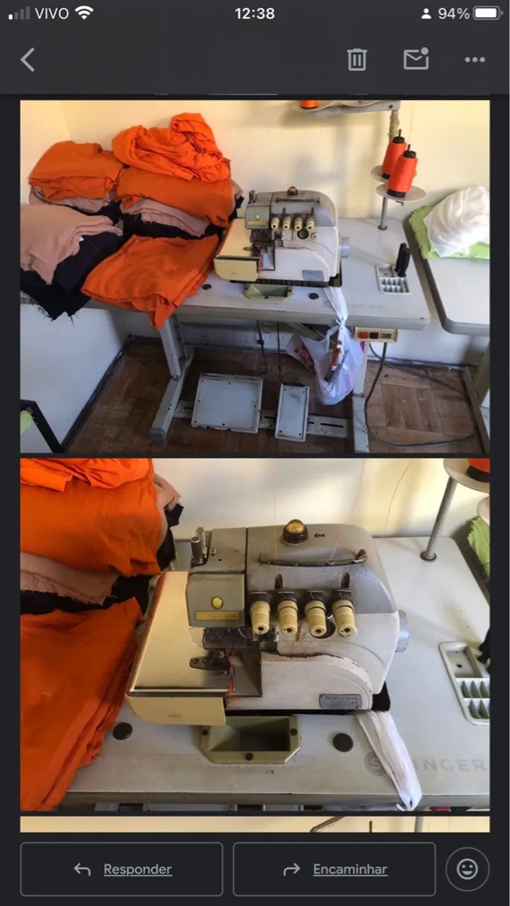 Máquina de Costura Overlock Industrial Singer - Foto 2