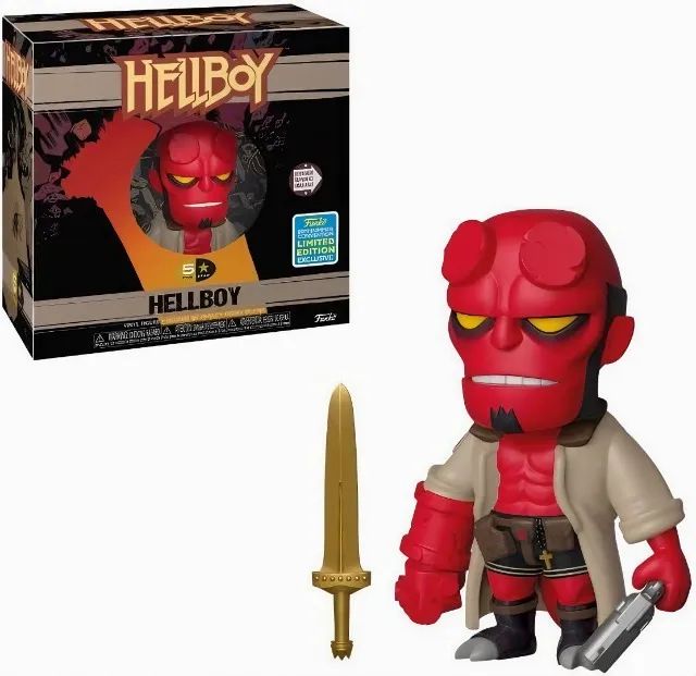 Funko Hellboy 5 Star SDCC 2019 *Raro* - Novo, original e lacrado