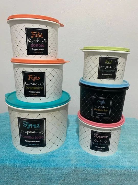 Jogo Mantimentos Tupperware original 