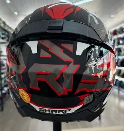 Capacete Norisk Razor, Black / Red, Cartão 12x - Foto 5