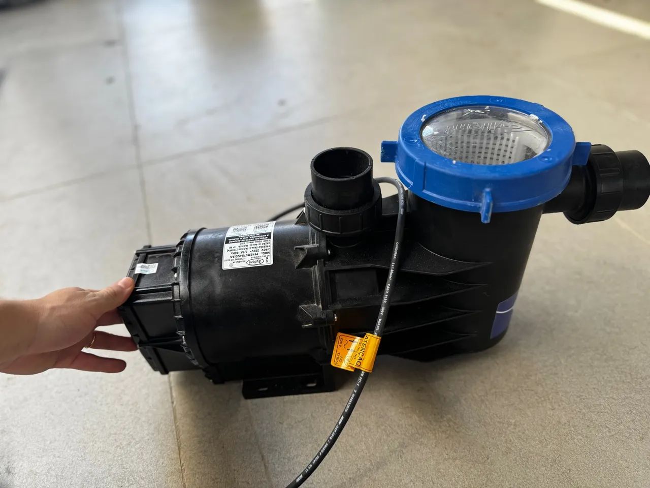 Bomba Para Piscina 3/4 Cv Motobomba Silenciosa Syllent 220v - Foto 2