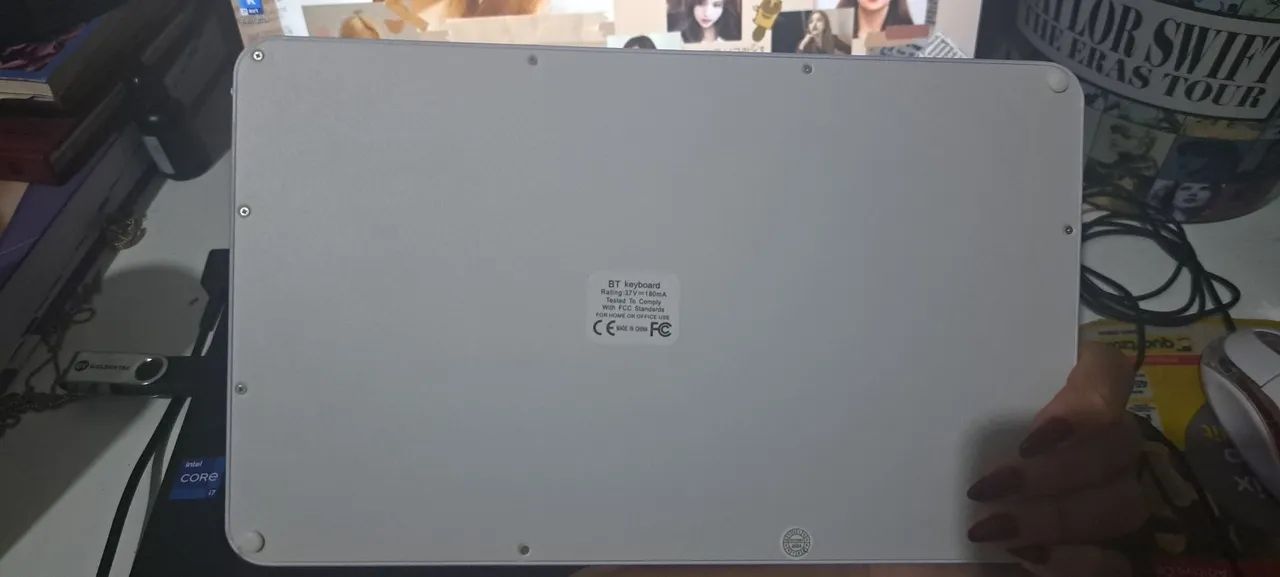 Teclado Bluetooth seminovo - Foto 2