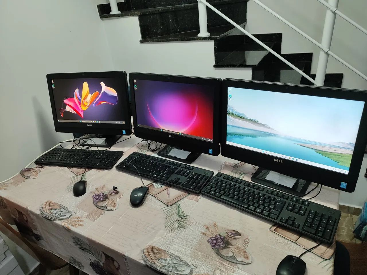 3 Computadores Dell All in One