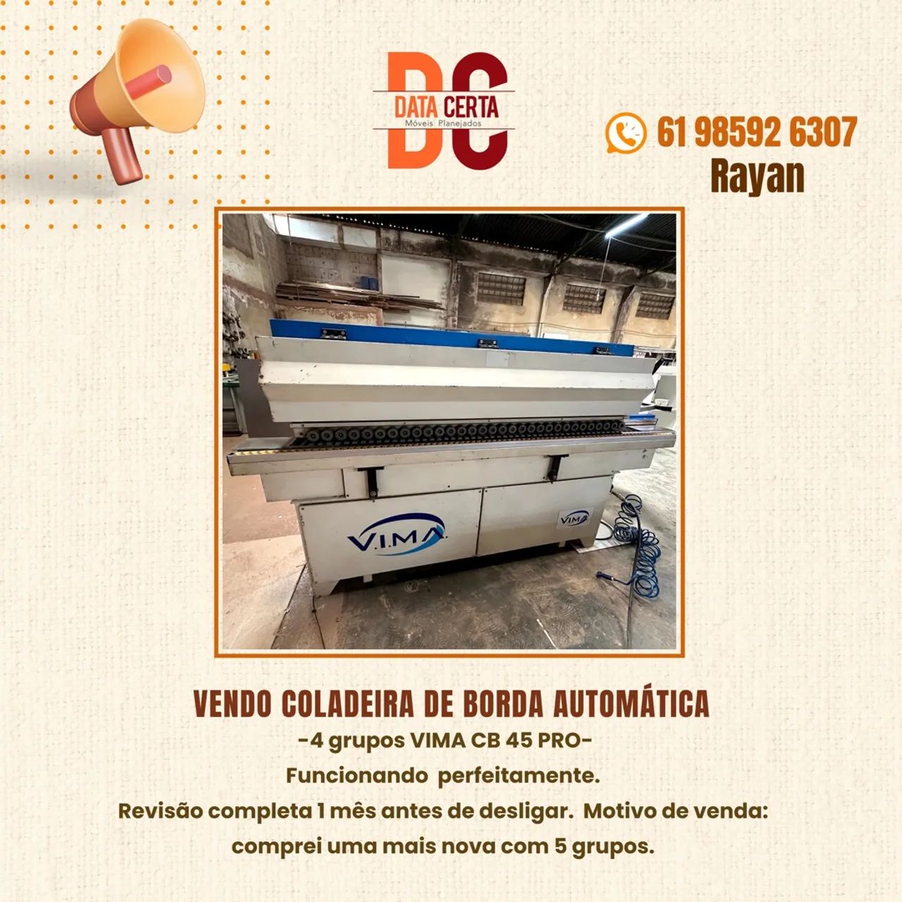 Coladeira de borda VIMA CB 45 PRO. 4 grupos - Foto 5