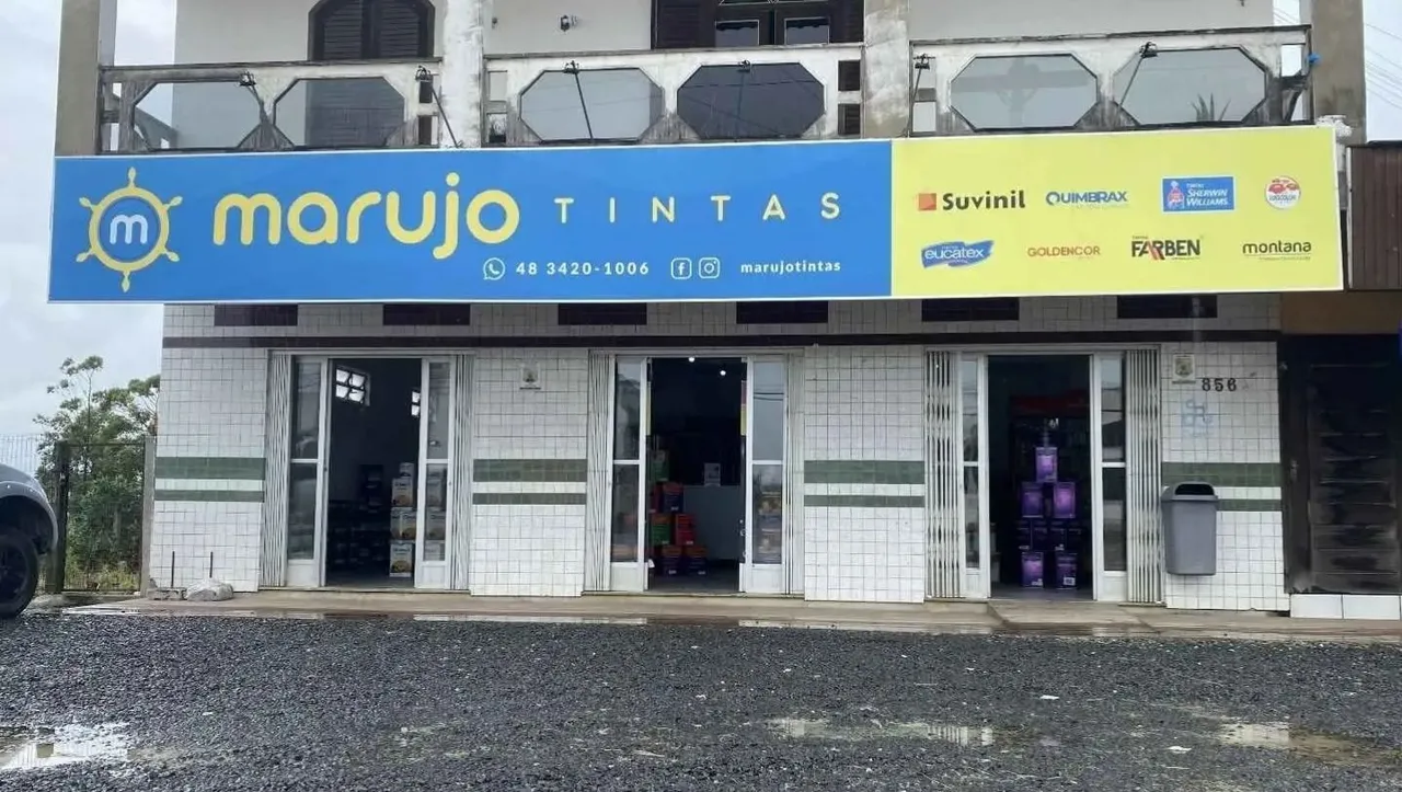 Vendo Loja de tintas completa e em plena atividade.