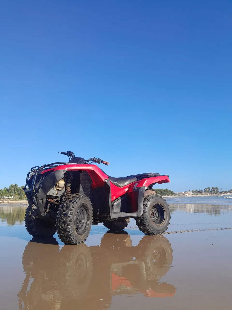 Quadriciclo Off-Road Vermelho - Aventura Garantida!