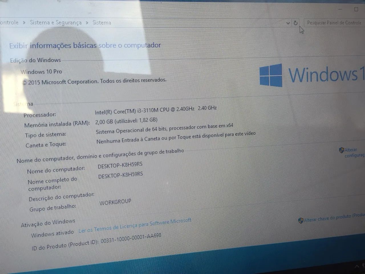 NOTEBOOK ACER CORE I3 2.40GHZ, 500GB HD, C/CARREGADOR E MOUSE USB - Foto 2