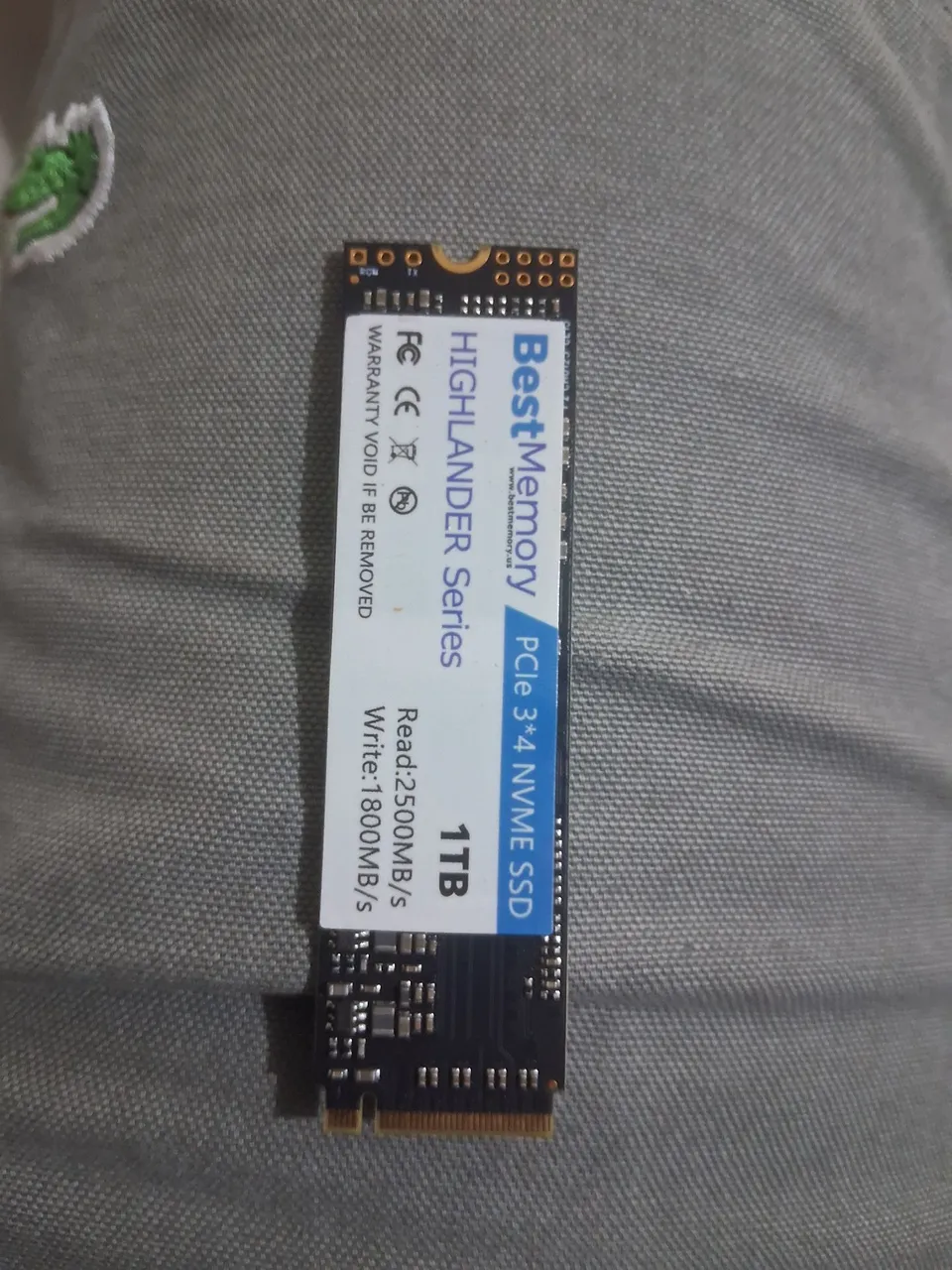 SSD Best Memory Highlander 1TB PCIe 3.4 NVMe