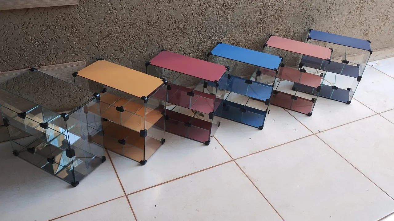 Baleiro de vidro modular  - Foto 4