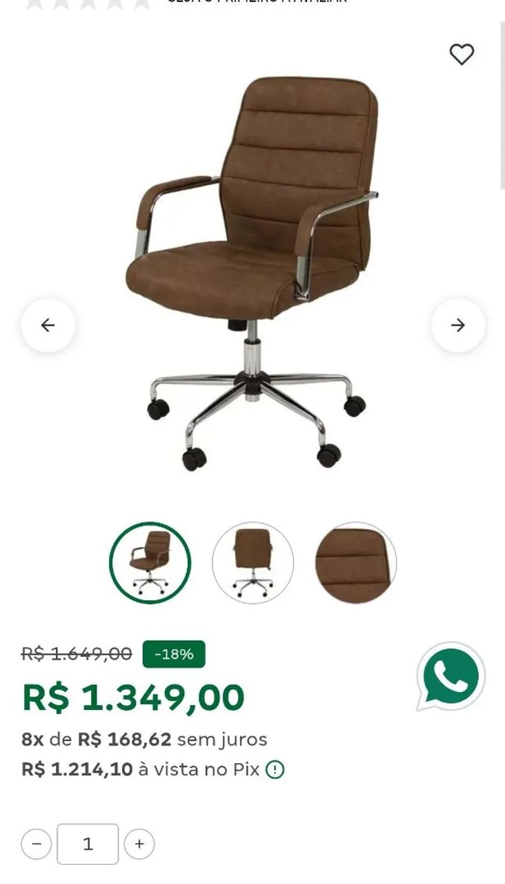 Cadeira de escritório  - Foto 6