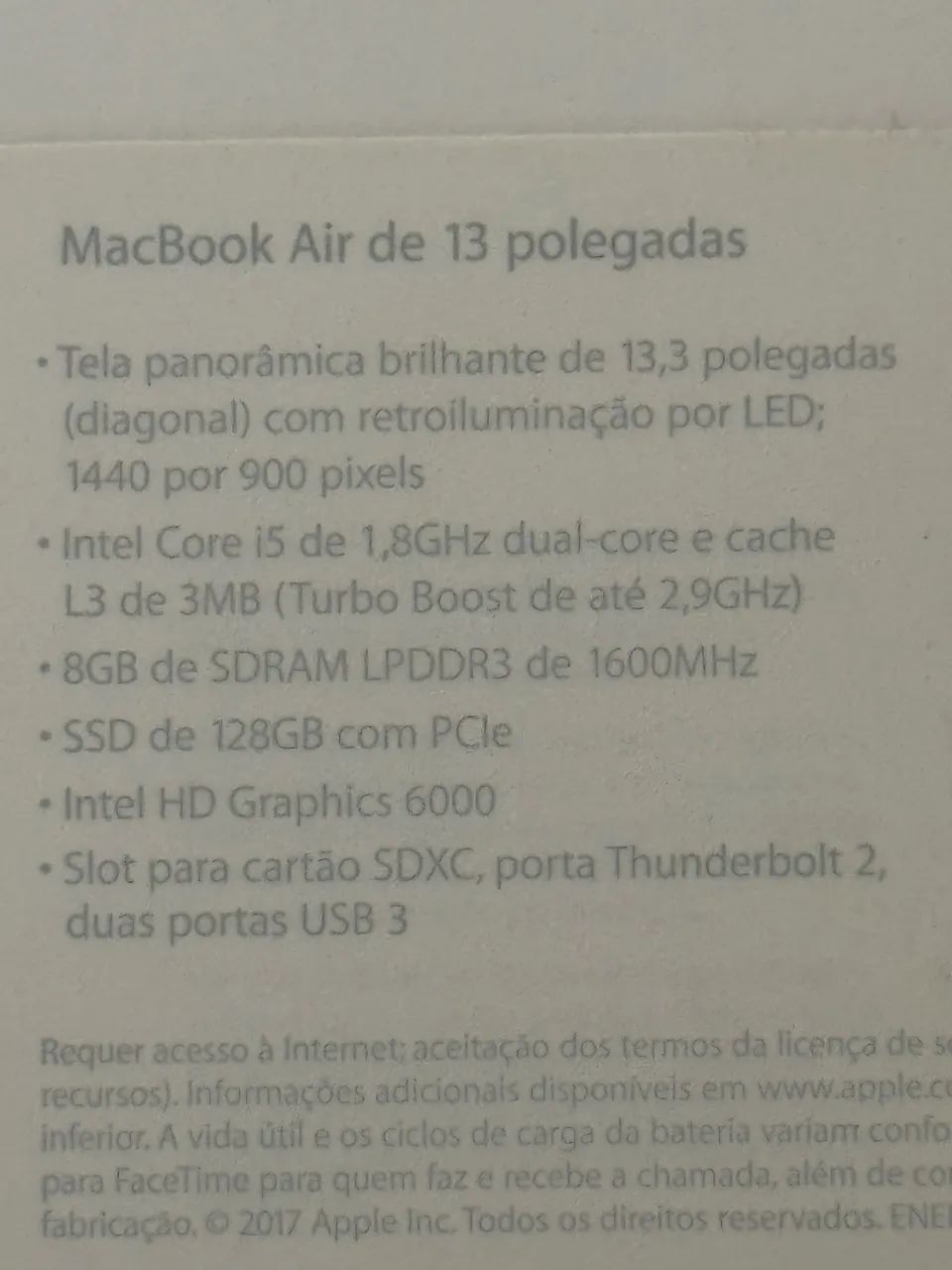 MacBook Air 2017 Apple extra - Foto 3