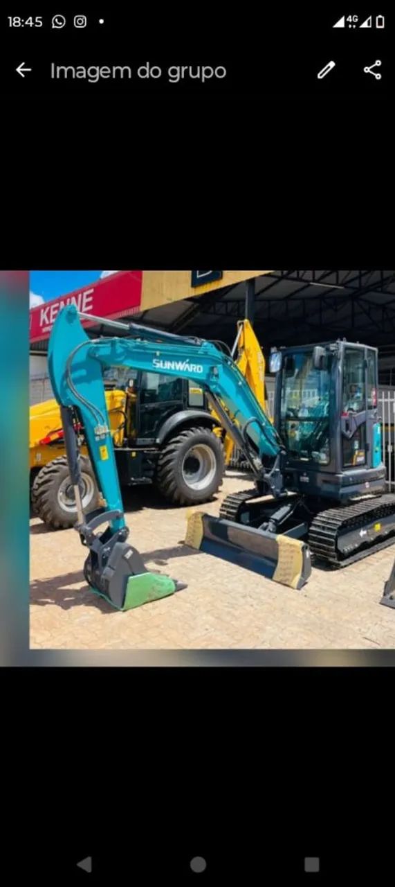Mini Escavadeira -Locaçao