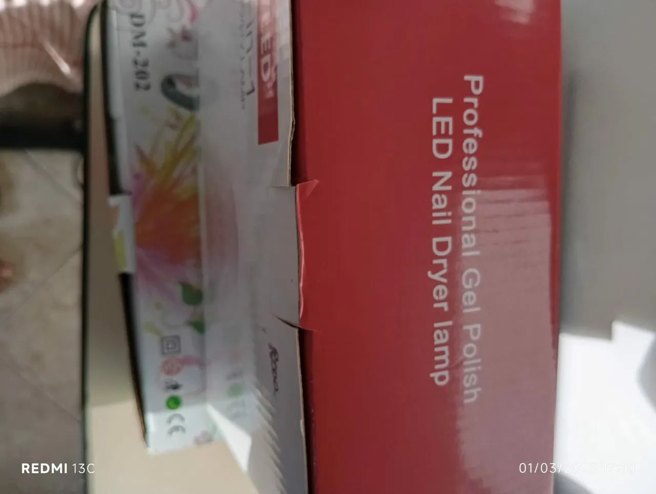 Kit Secador e Lâmpada UV para Unhas DM-202 - Foto 4