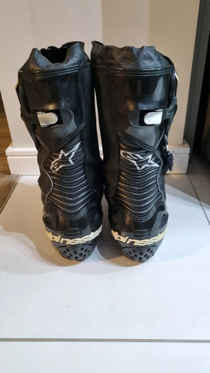 Bota Moto Alpinestars Supertech R Preta Racing Speed - 43 Brasil - Foto 4