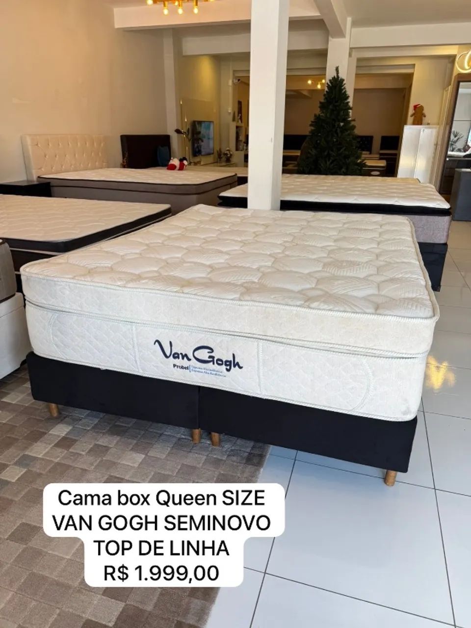 Cama box entrego 