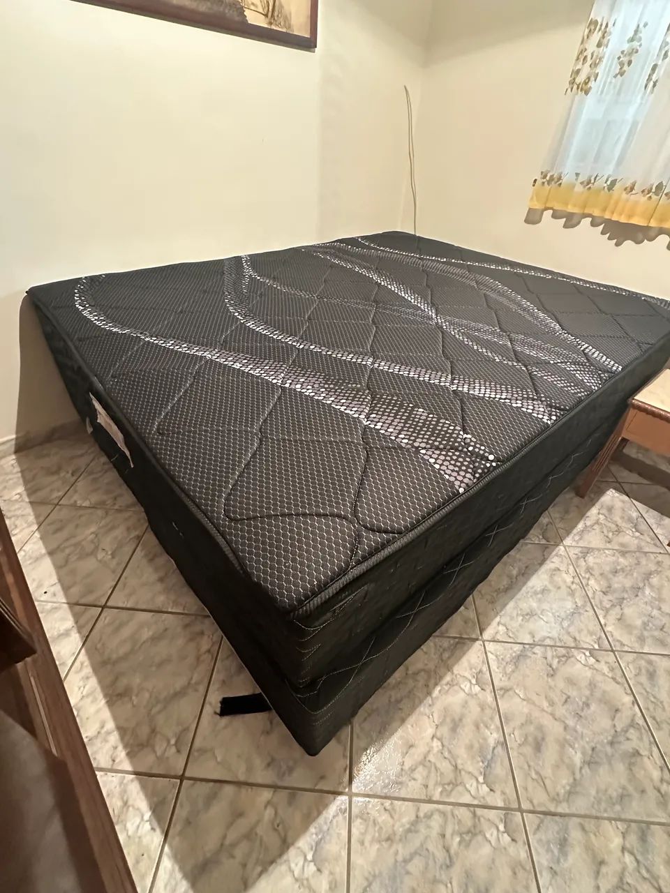   Cama box molas ensacadas 1,98x 1,58 nova  - Foto 3