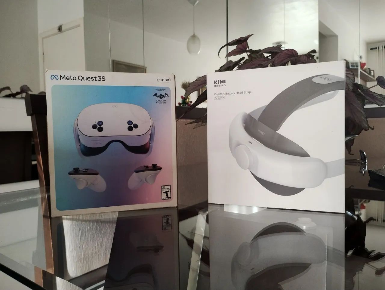 Óculos VR Meta Quest 3s 128GB + Strap KIWI Battery 6400mAh +