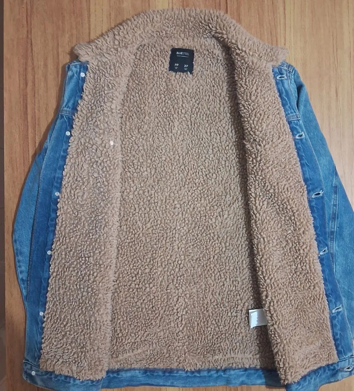 Jaqueta Jeans forrada Renner azul - Foto 2