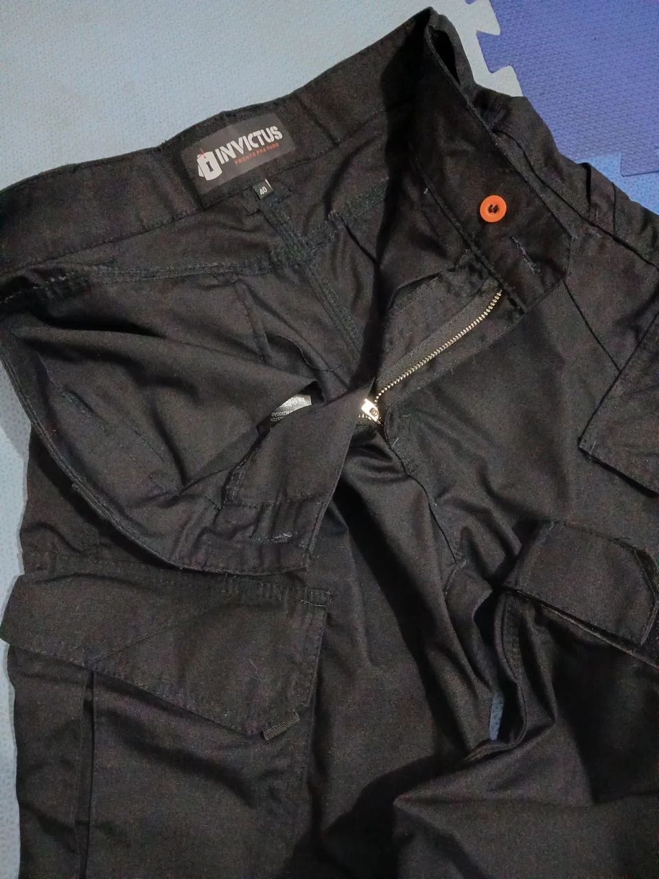 Calça Cargo Preta Invictus PLATOO NOVA, NU° 40