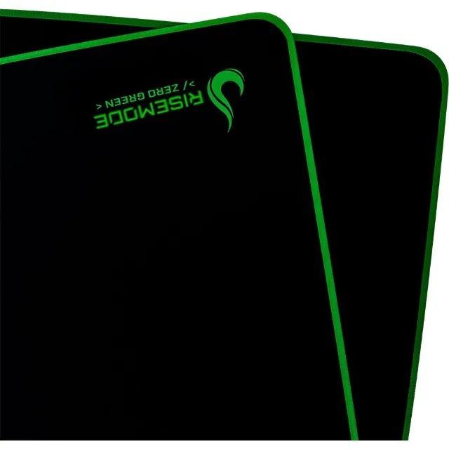 Mouse Pad Gamer Rise Mode Black com costura Green 900x300mm - WZetta - Foto 5