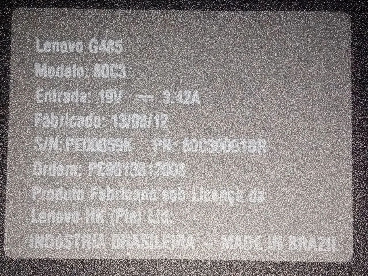 Notebook Lenovo G485 - Leia a descrição  - Foto 3