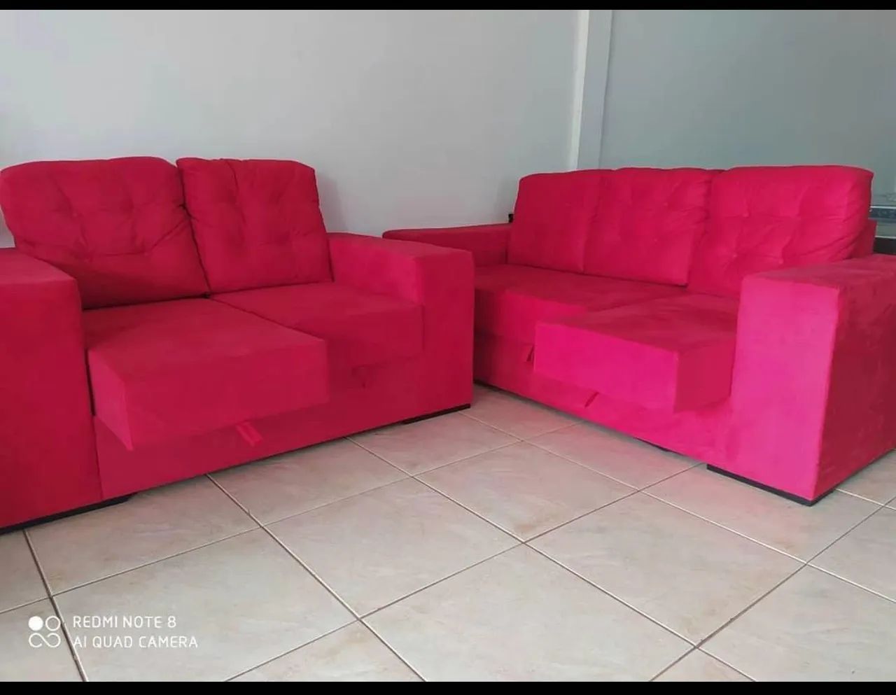 SOFA JOGO DE RETRÁTIL 2/3 ASSENTOS COMPLETO NOVO - Foto 5