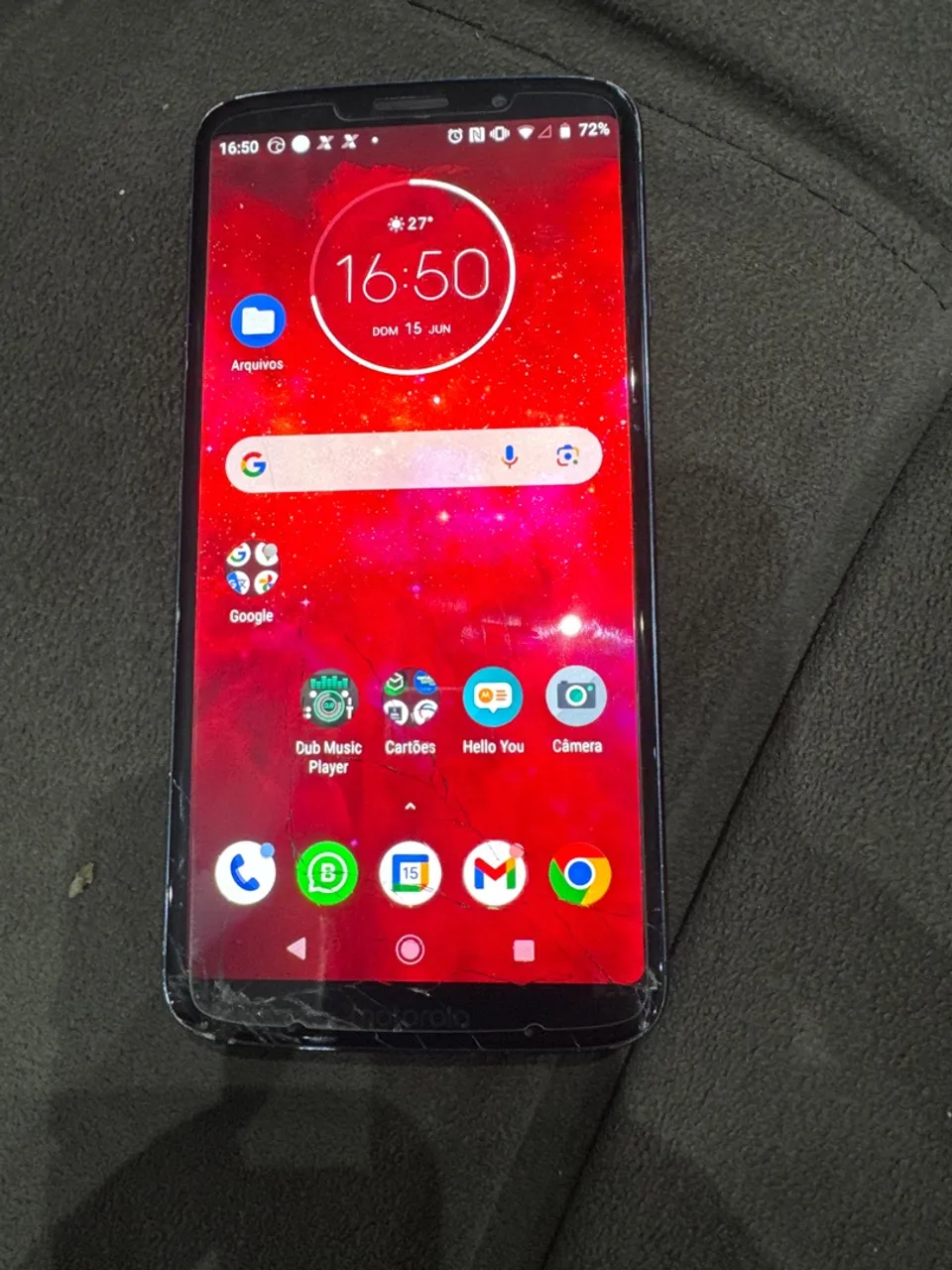 Moto z3 play 64 gb com projetor