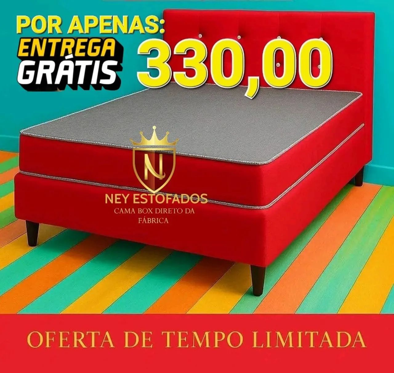 ESTOFADOS É CAMA BOX 