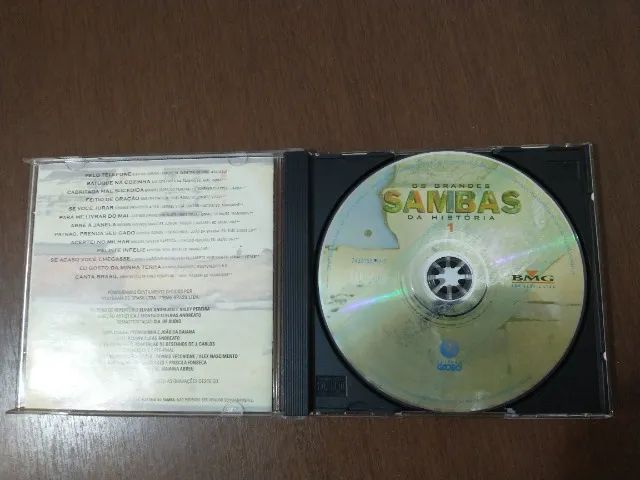 Cd Os grandes sambas da historia Original - Foto 3