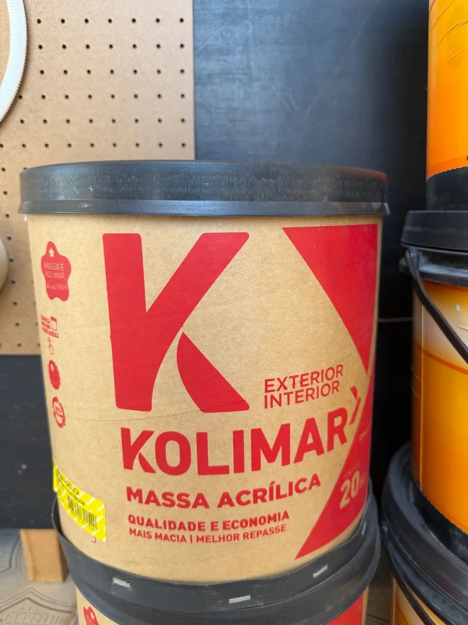 Kolimar Acrylic Putty 20KG for Interior and Exterior Use