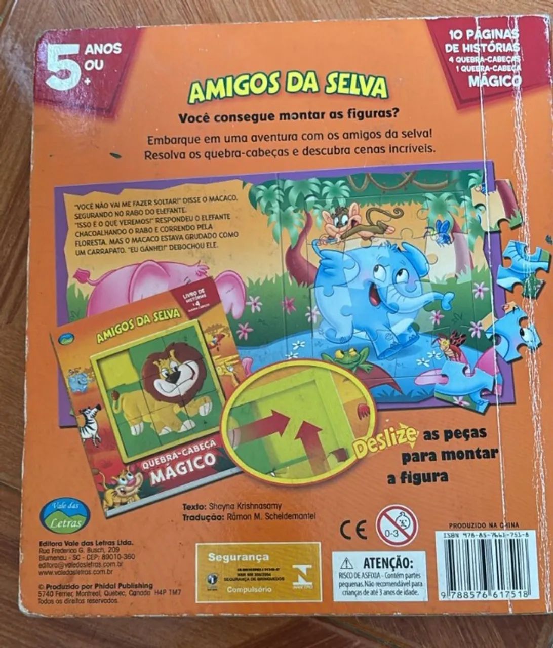 Quebra cabeça/ 5 em 1 em formato de livro  - Foto 2