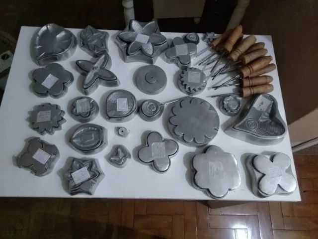 Kit 25 Frisadores Profissionais em Alumínio Fundido - NUNCA USADO!