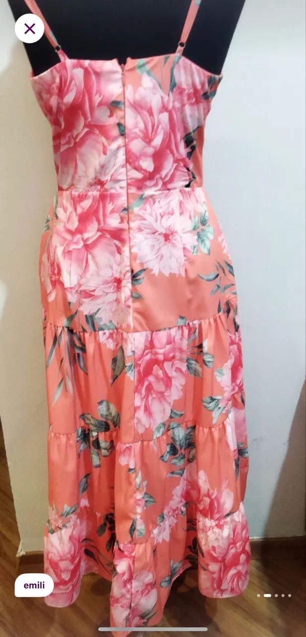 vestido florido comprido  - Foto 2