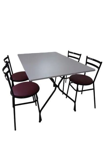 mesa com 4 cadeiras para comercio, lanchonete, refeitório, indústria , restaurantes,bares