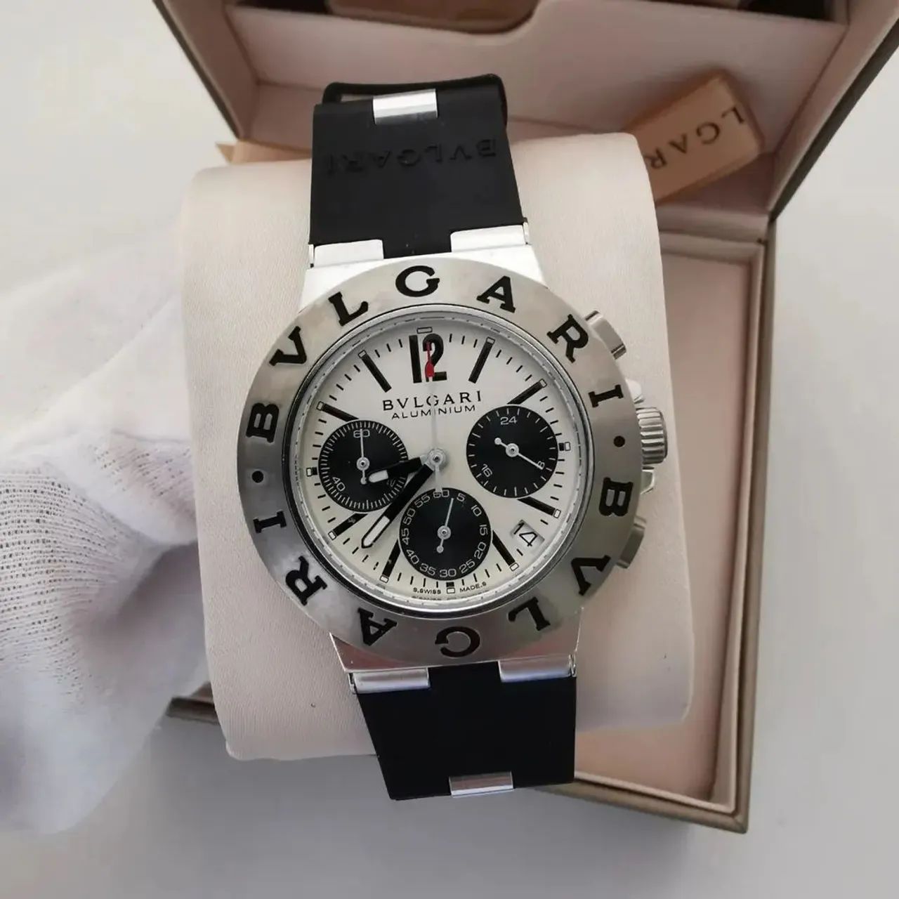 Relogio bvlgari aluminium  - Foto 4