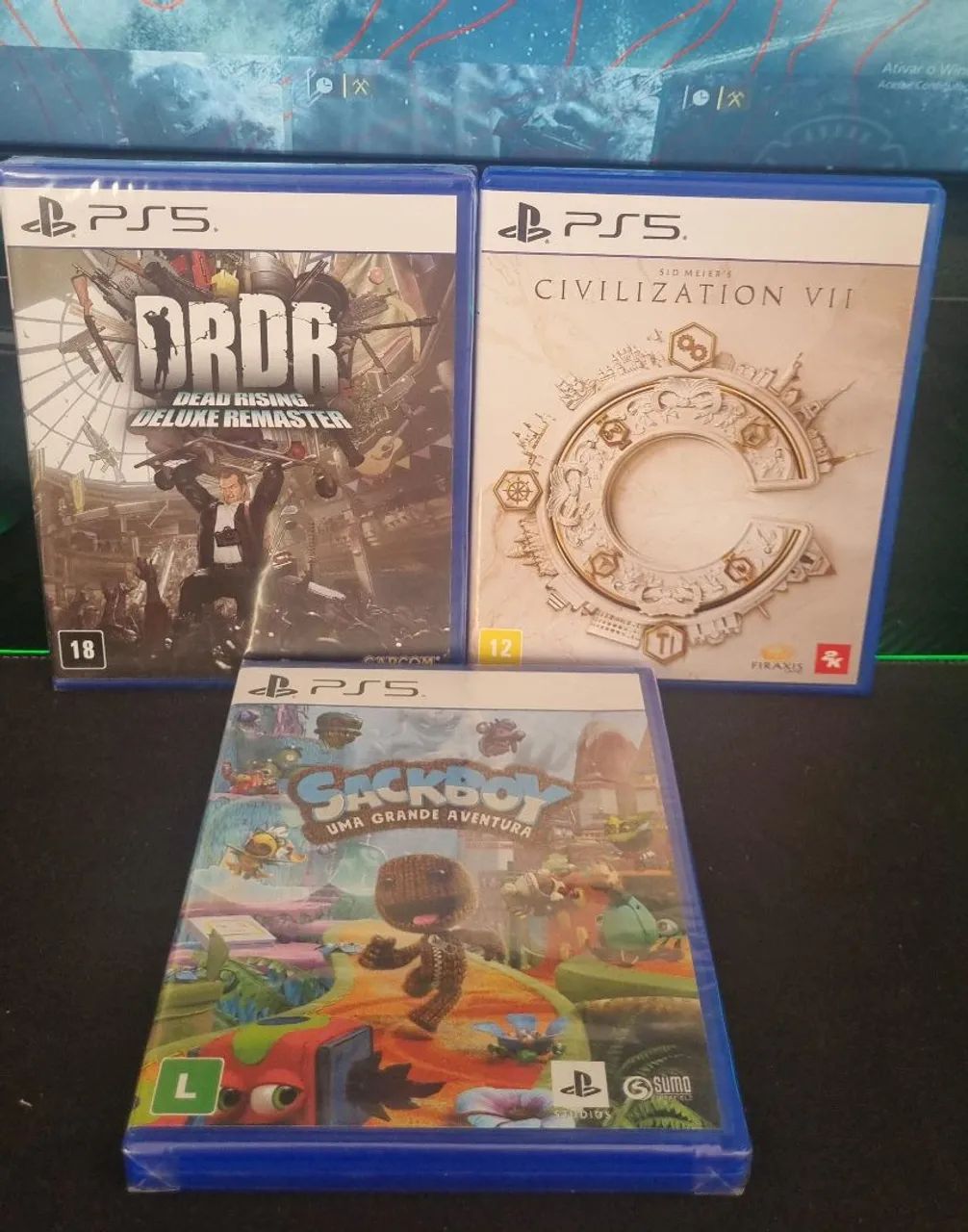 Kit Jogos de Ps5, Novos.