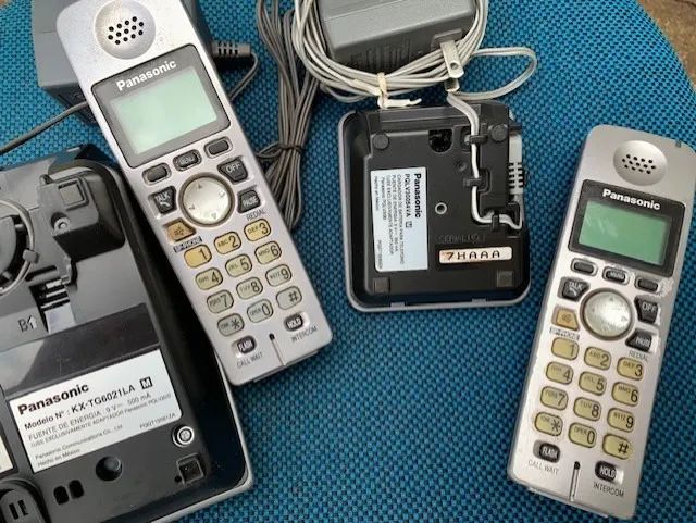 Telefone sem fio com duas bases64294632894723124