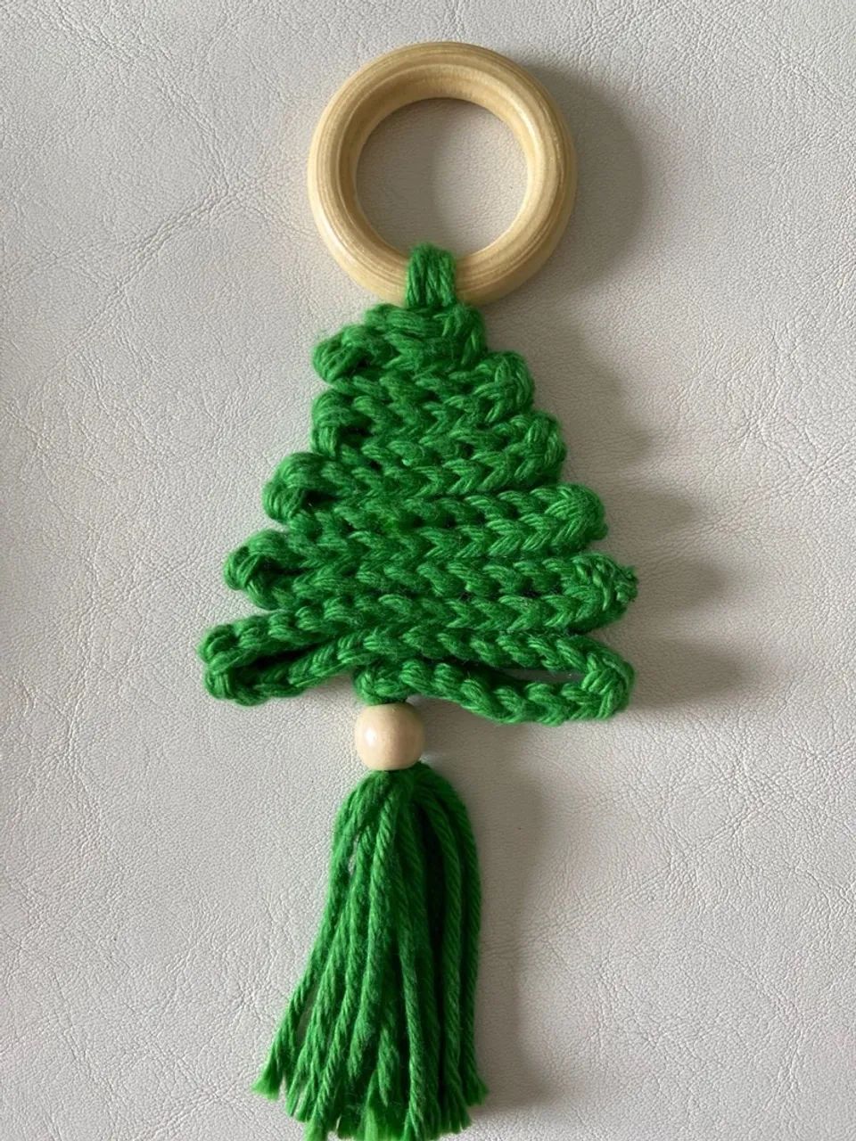 Porta Guardanapo Natalino em crochê - R$10,00 / unidade (pedido mínimo 4 unidades) - Foto 3