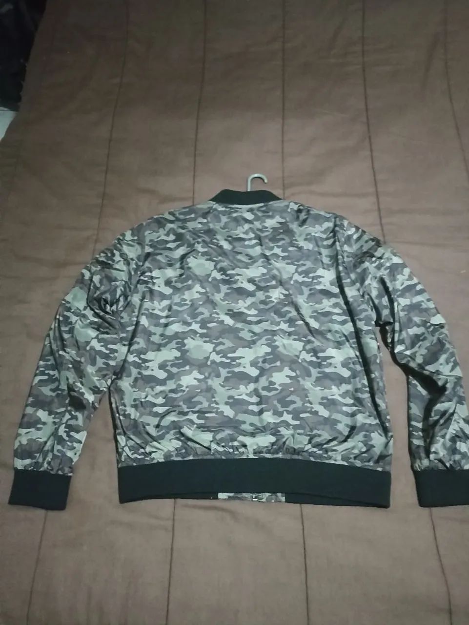 Jaqueta Camuflada Masculina Zara , tamanho P - Foto 3