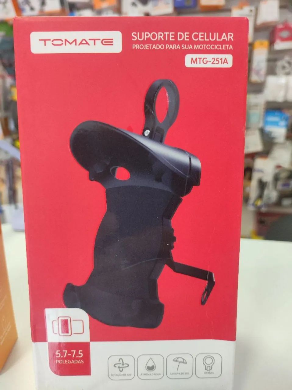 Suporte para Celular Motocicleta - Tomate MTG-251A