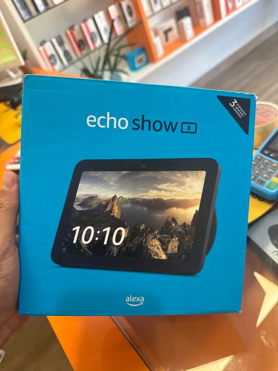 Echo Show 8 - 3 Geração Assistente de voz com tela