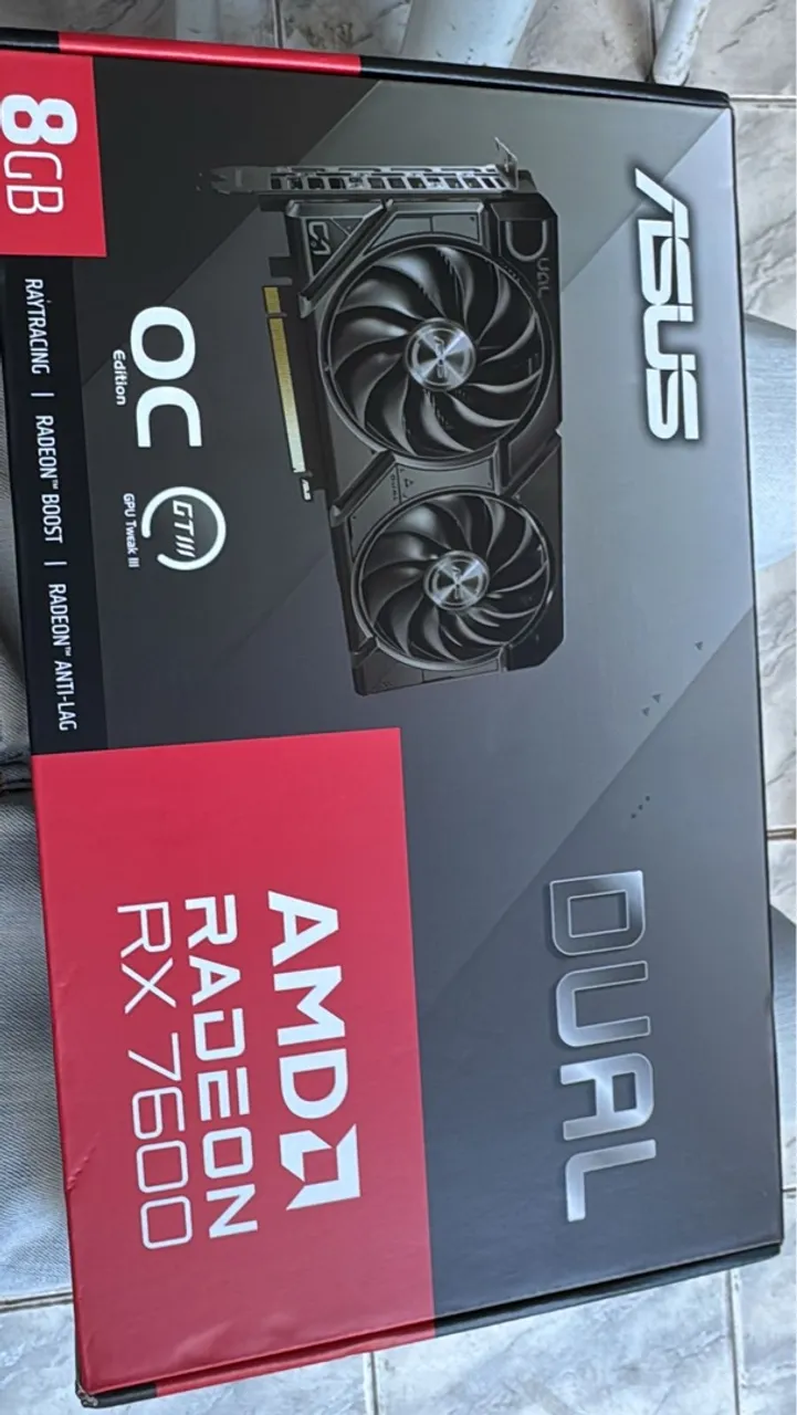 ASUS Dual AMD Radeon RX 7600 OC Edition 8GB