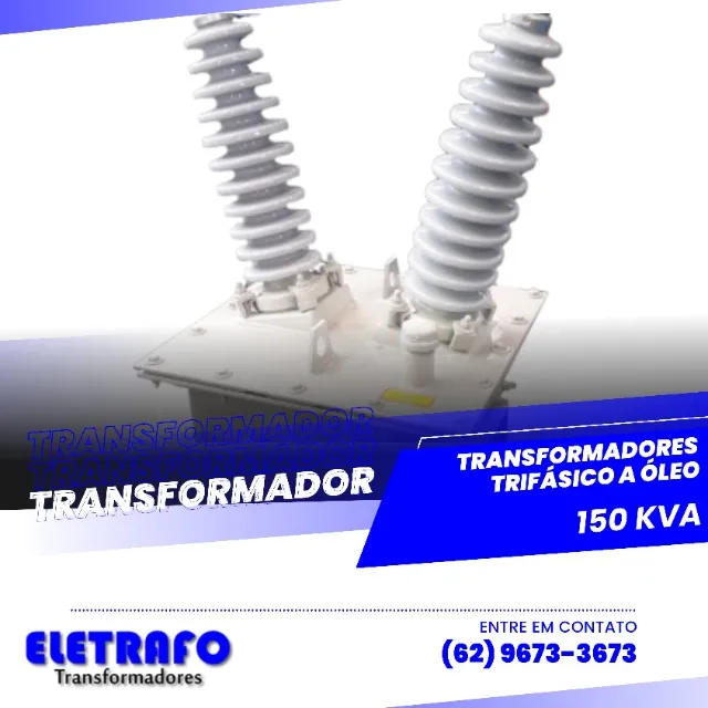 Transformador Trifásico a Óleo 150 Kva - Potência com Confiabilidade