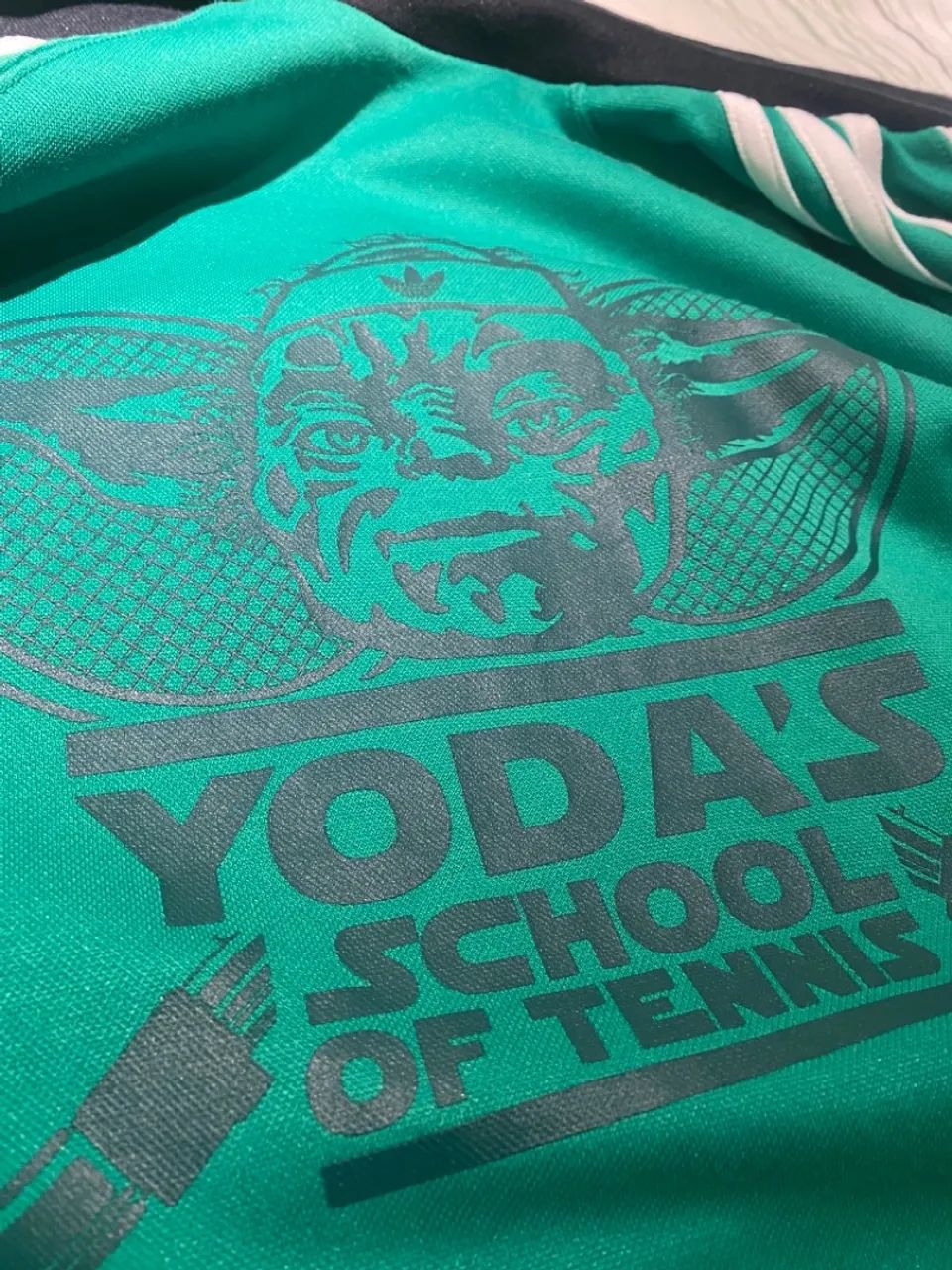 Jaqueta Adidas Star Wars Tênnis Dupla face sem uso linda  - Foto 5