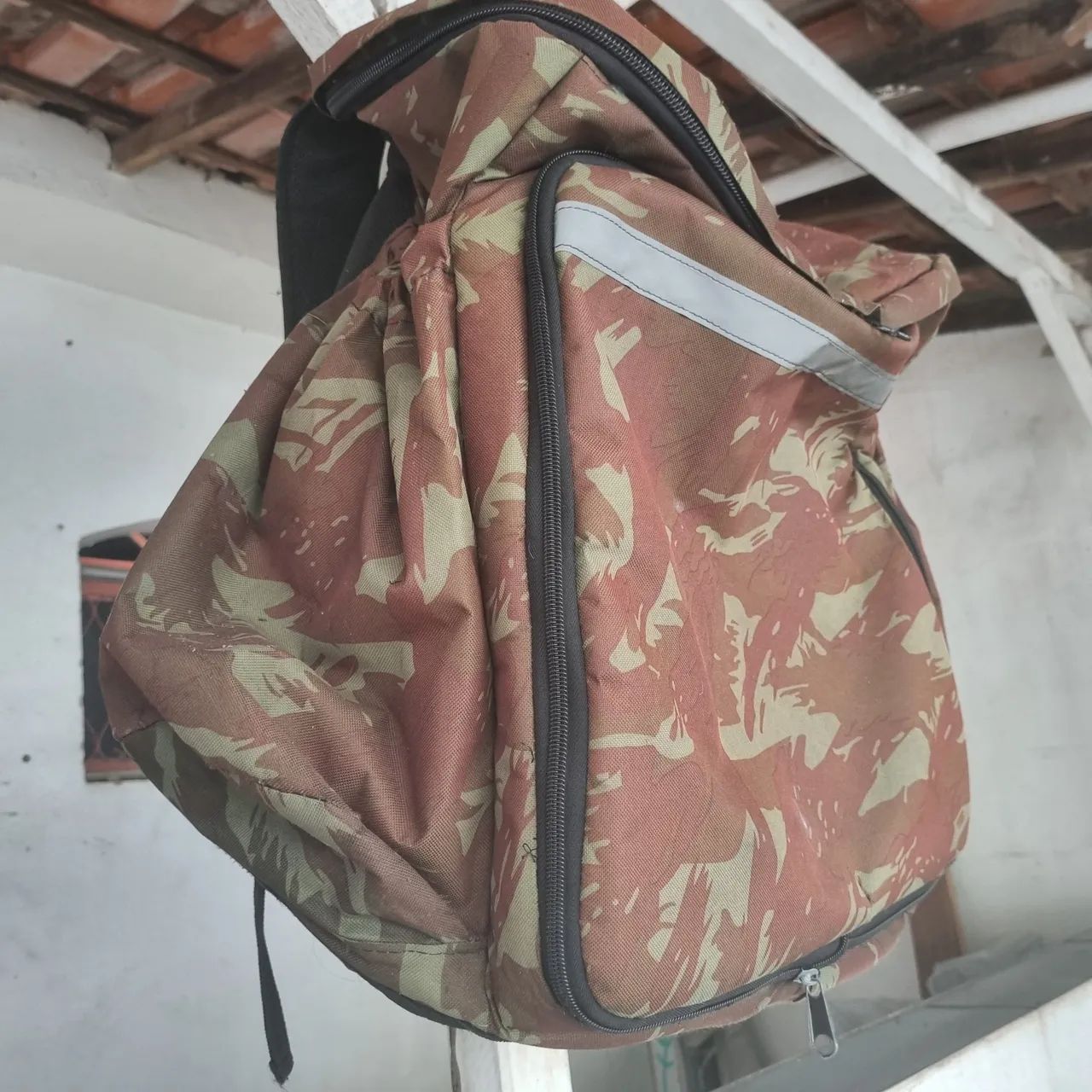 Mochila camuflada para entrega com brindes!!!