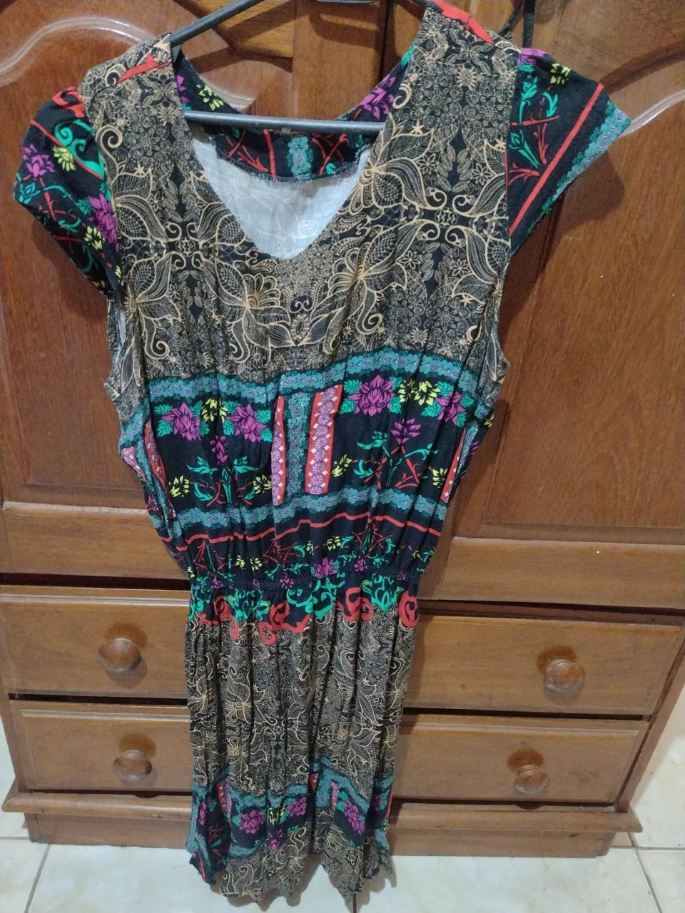 Vestido Estampado Feminino