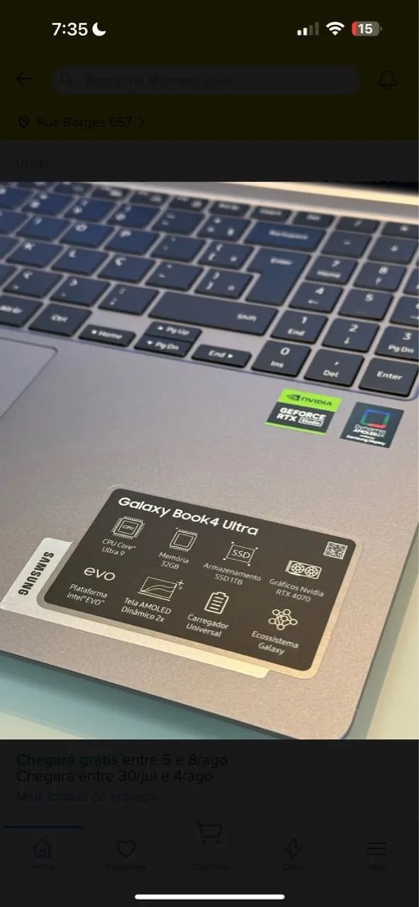 Notebook Samsung Galaxy Book4 Ultra - Foto 3