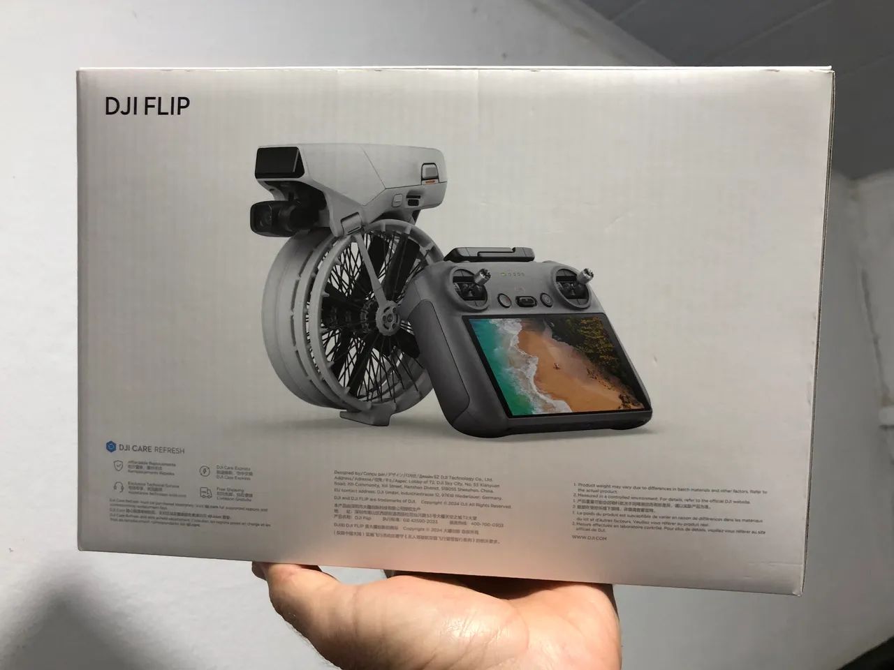 Drone Dji Flip  com tela 2 baterias bolsa  - Foto 2