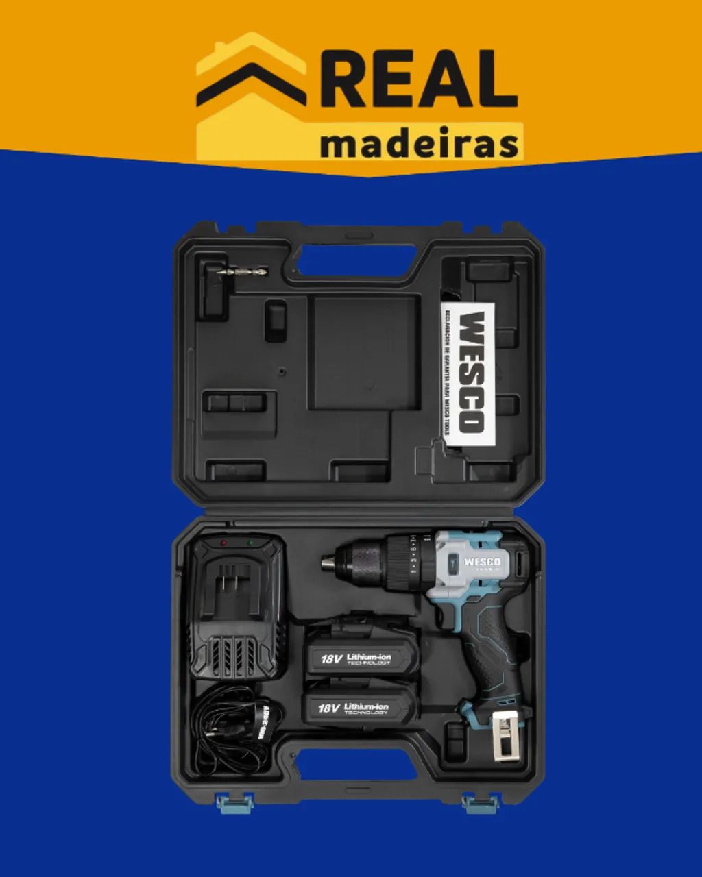 PARAFUSADEIRA DE IMPACTO WESCO 13mm 18V  - Foto 2